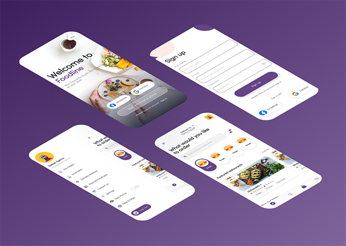 Foodline - Food Delivery Flutter App UI Template - 4