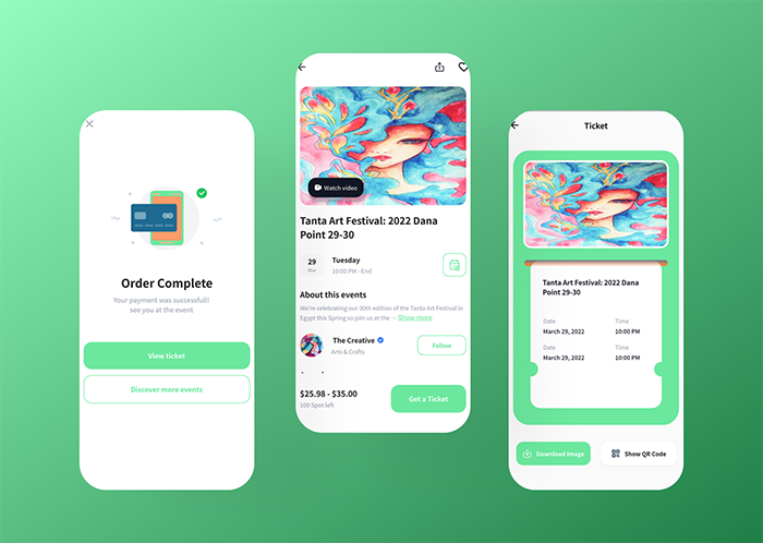 Ticketch - Premium Event Booking Flutter App UI Template - 6