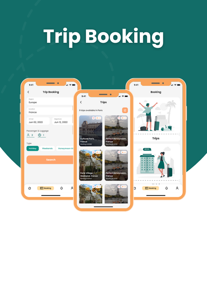 Booking Flutter App UI Template(Figma Included) - 8
