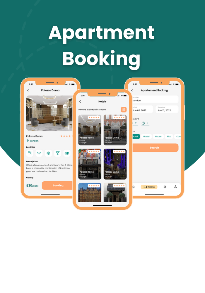 Booking Flutter App UI Template(Figma Included) - 9