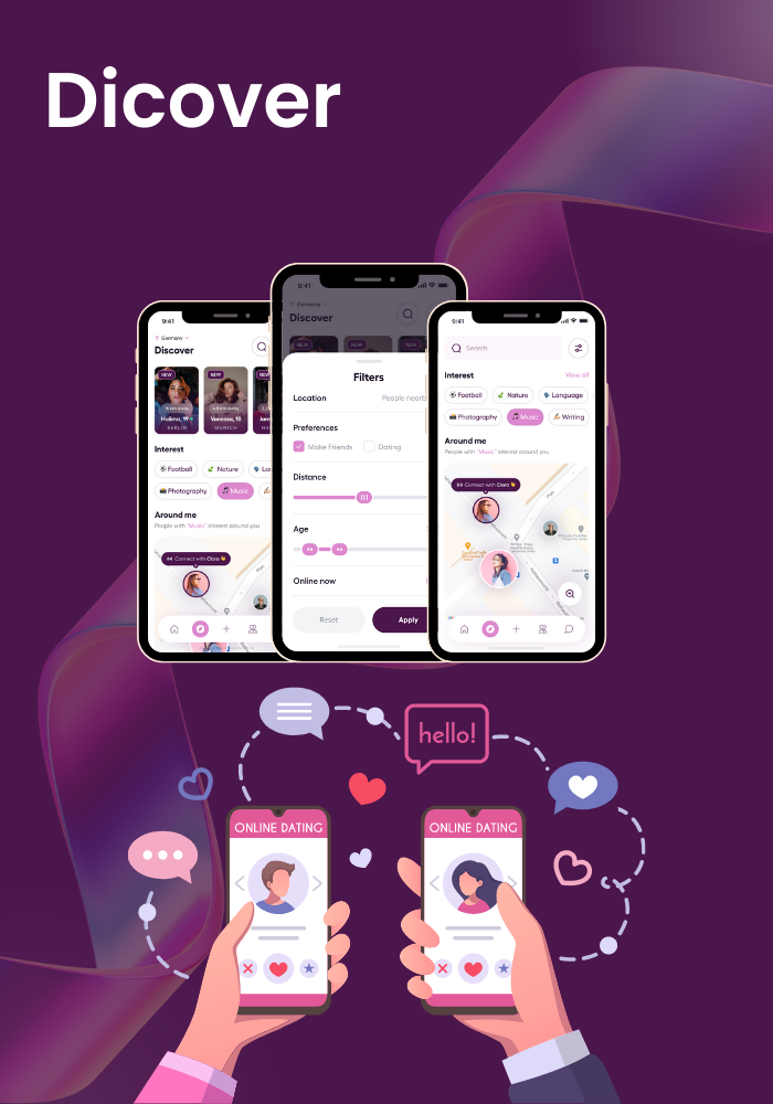 Datic - Dating Flutter App UI Template (Figma Included) - 8