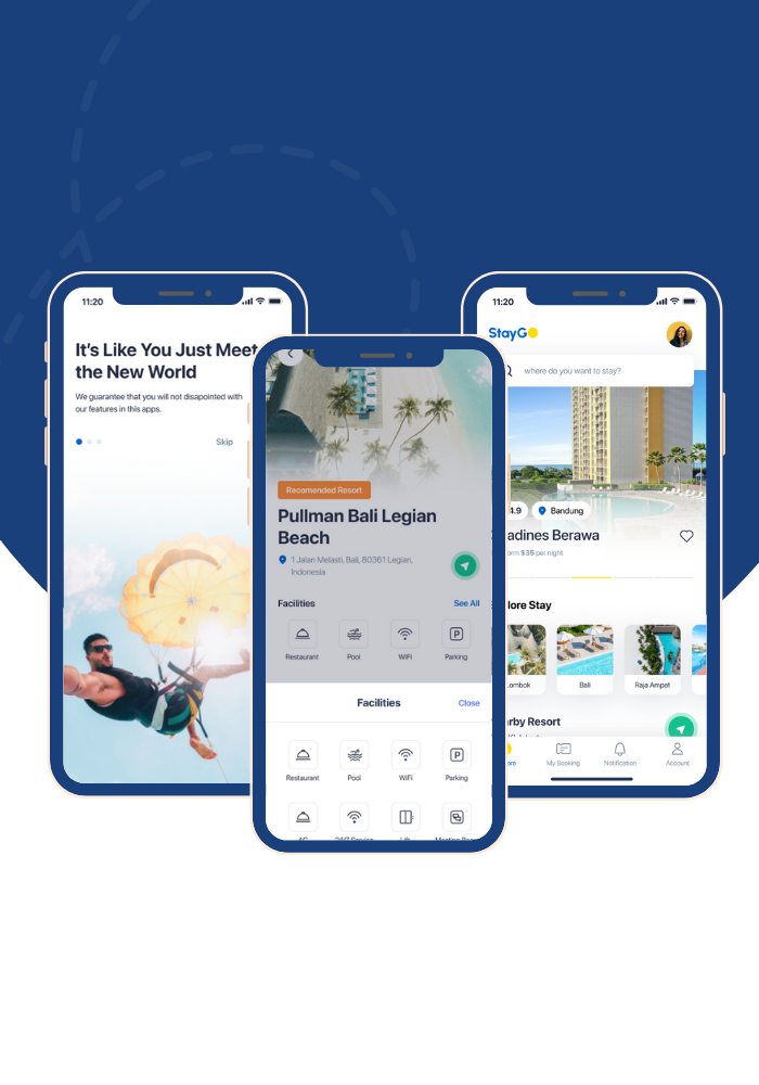 StayGo - Staycation and Hotel Reserve Flutter App UI Modelo - 5