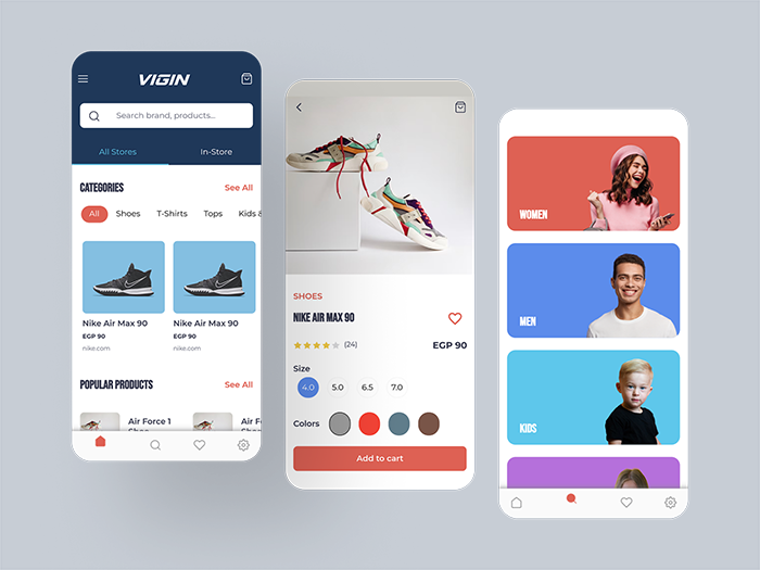 Vigin - Fashion Flutter App UI Template - 4